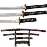 Shinwa Pearl Maroon Samurai Sword Set