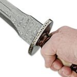 Legends In Renaissance Heartwood And Bone Damascus Sword