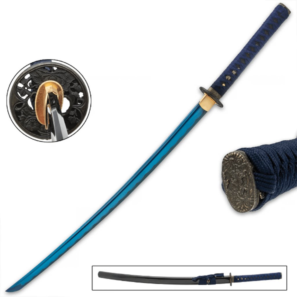 Shinwa Blue Majesty Samurai Sword and Scabbard Shinwa Blue Majesty Samurai Sword and Scabbard