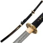 Shikoto Black Kogane Dynasty Forged Katana Sword